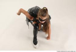 Naty BATGIRL KNEELING POSE